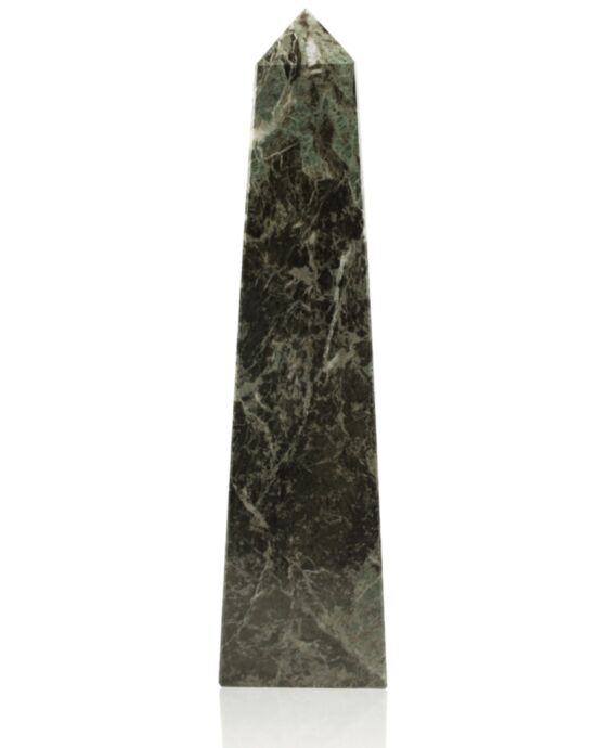 Straight Obelisk Jade Leaf Green Marble Award