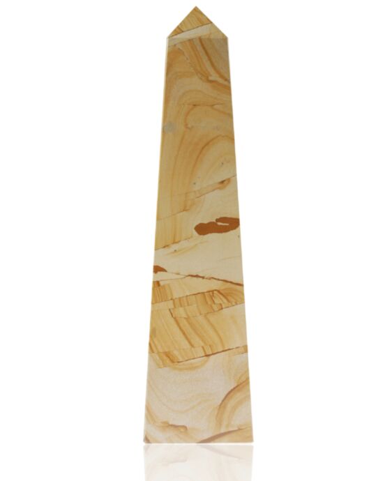 Straight Obelisk Teak Marble Award