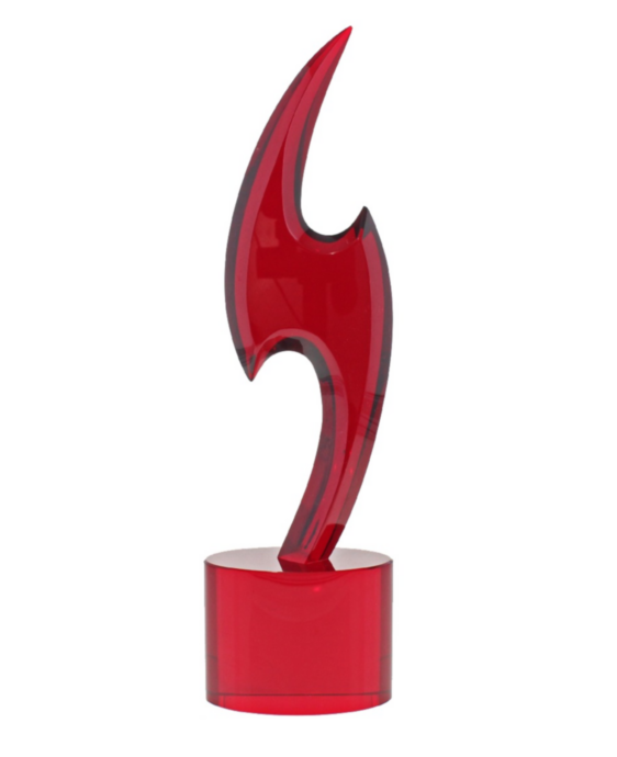 Society Star Red Crystal Award