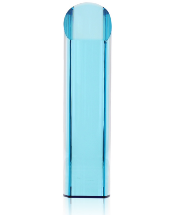 Century Crystal Cylinder Blue Award