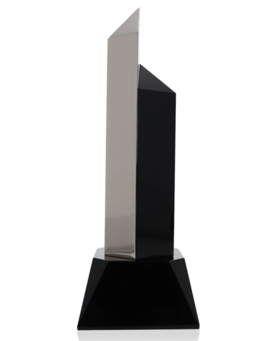 Hexagon Silver Black Award