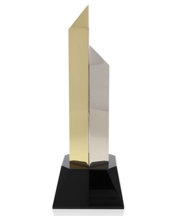 Hexagon Gold Silver Award