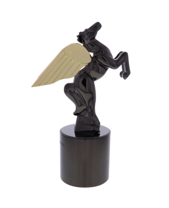 Deco Pegasus Zinc Black and Gold Award