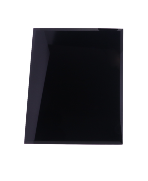 Black Glass Plaque 12” x 15” Award