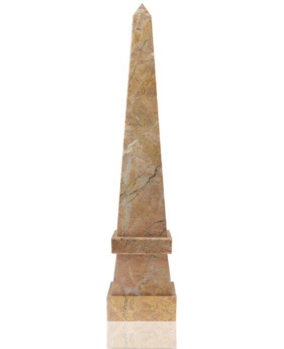 Stepped Obelisk Pink Marble Award