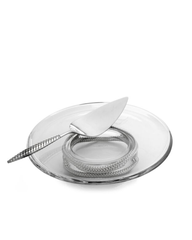 Braid Cake Plate