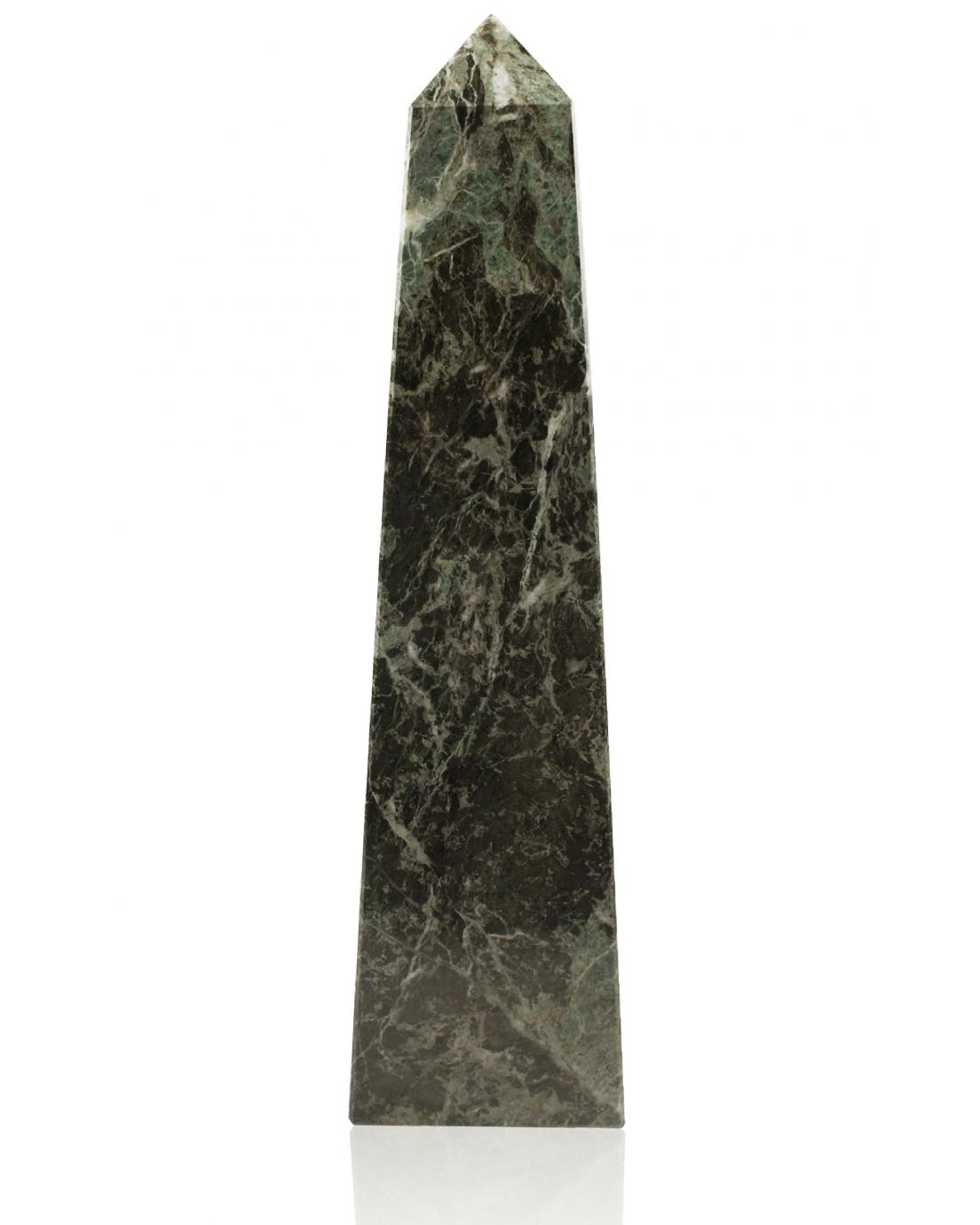 Straight Obelisk Jade Leaf Green Marble