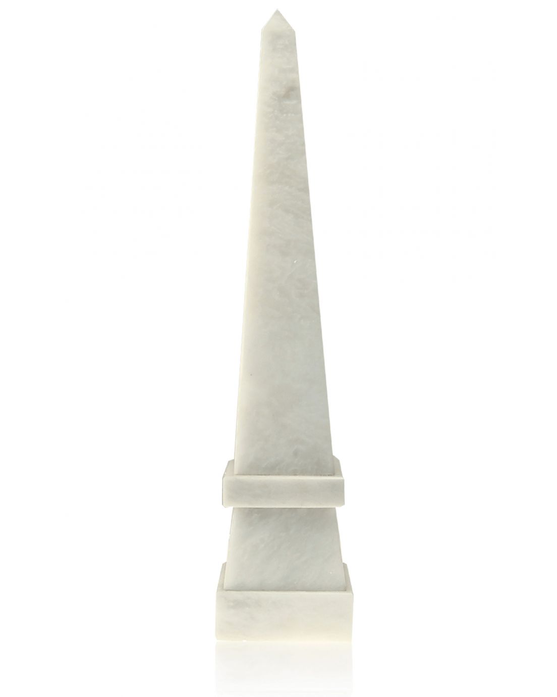 Stepped Obelisk White Marble