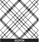 Customized Award Scotch Pattern