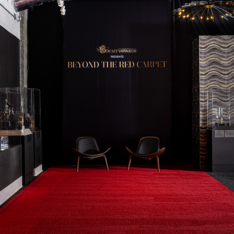 Society Awards Beyond the Red Carpet exhibit