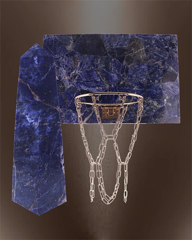 Sodalite gemstone awards and home decor