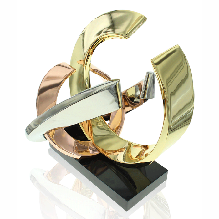 The Limited Edition Rings 1 made of Gold, Silver, and Bronze.