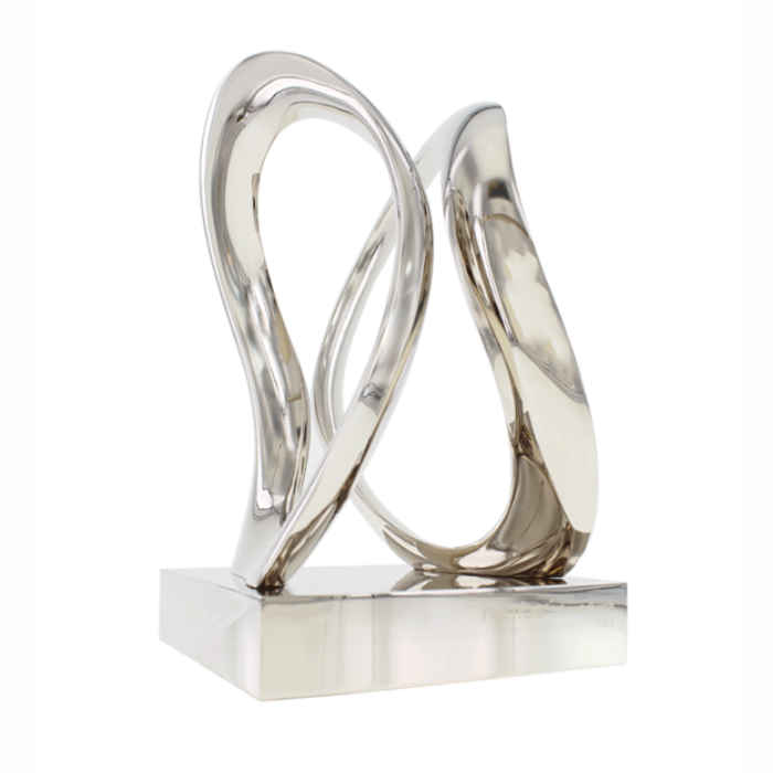 Close up of Namb&eacute; + Society Awards Tempo trophy