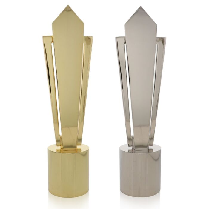 Society Cup Gold Award and Silver Award Classic Trophy Silhouette Reimagined