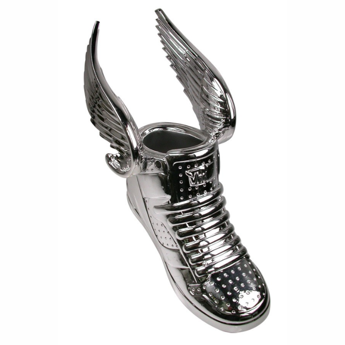 Do Something DoSomething award Chrome sneaker with wings awesome custom trophy