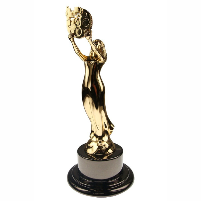 AVA Digital Awards gold plating with a black nickel base