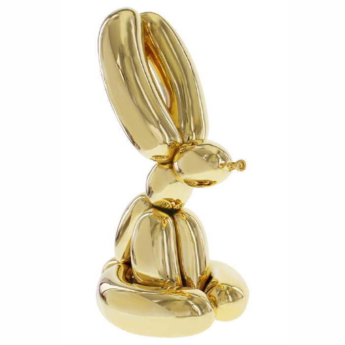 National Arts Awards trophy Jeff Koon Balloon Animal sculpture gold