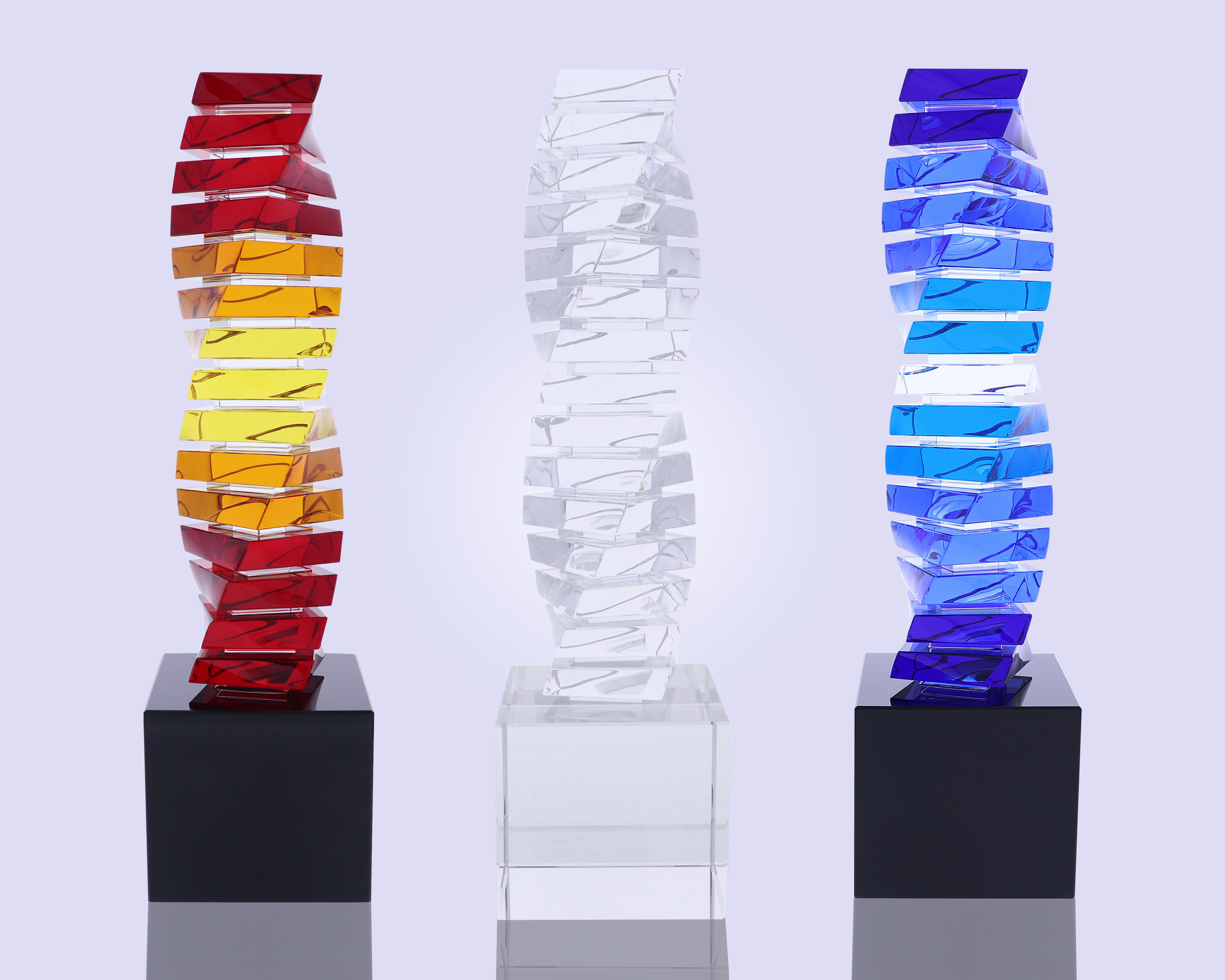 The brand new Century Twist and Crystal Twist crystal awards from Society Awards