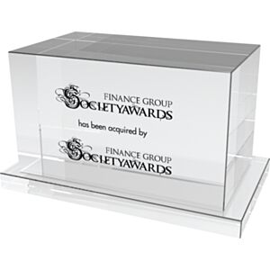 Clear Crystal Block and Base