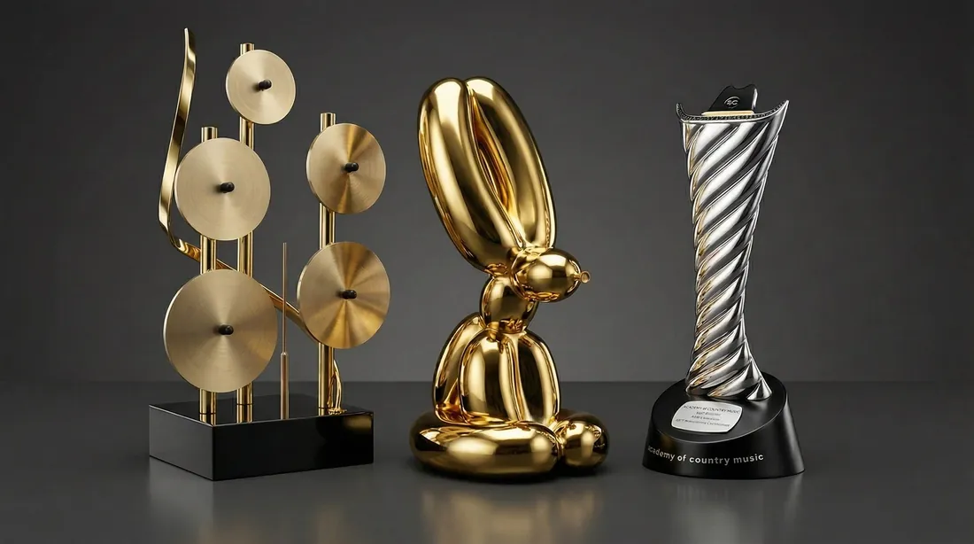 Custom awards in gold and silver by Society Awards