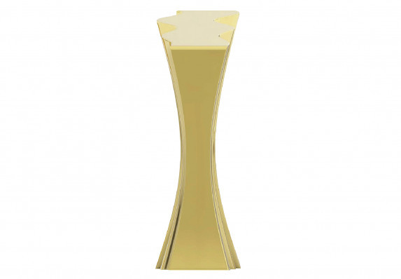 Custom Wave Trophy Column in Gold