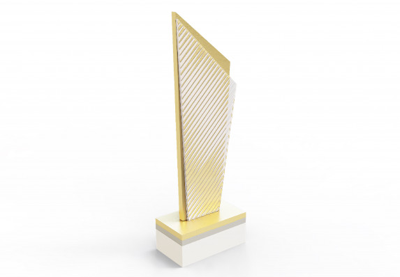 Custom Gold and White Spire