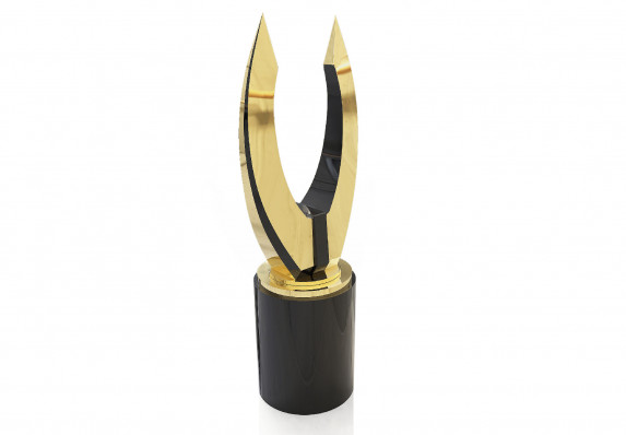 Gold Metal Spears Trophy