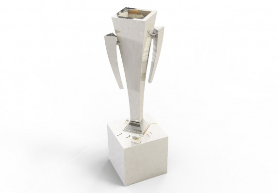 Modern Silver Trophy Cup