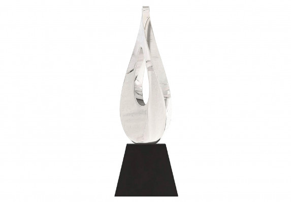 Silver Teardrop Shaped Custom Art Awards
