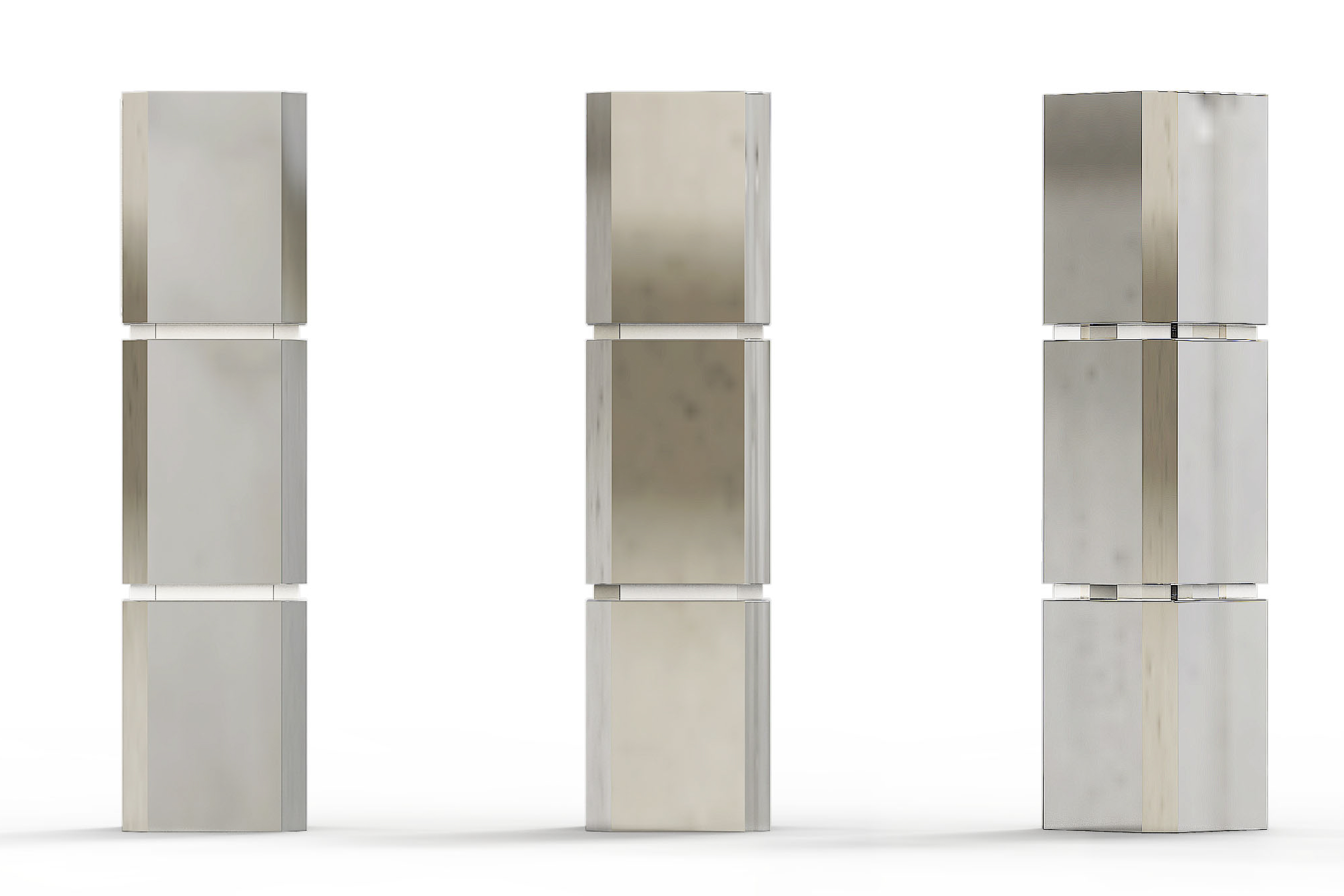 Custom Metal Stacked Cubes