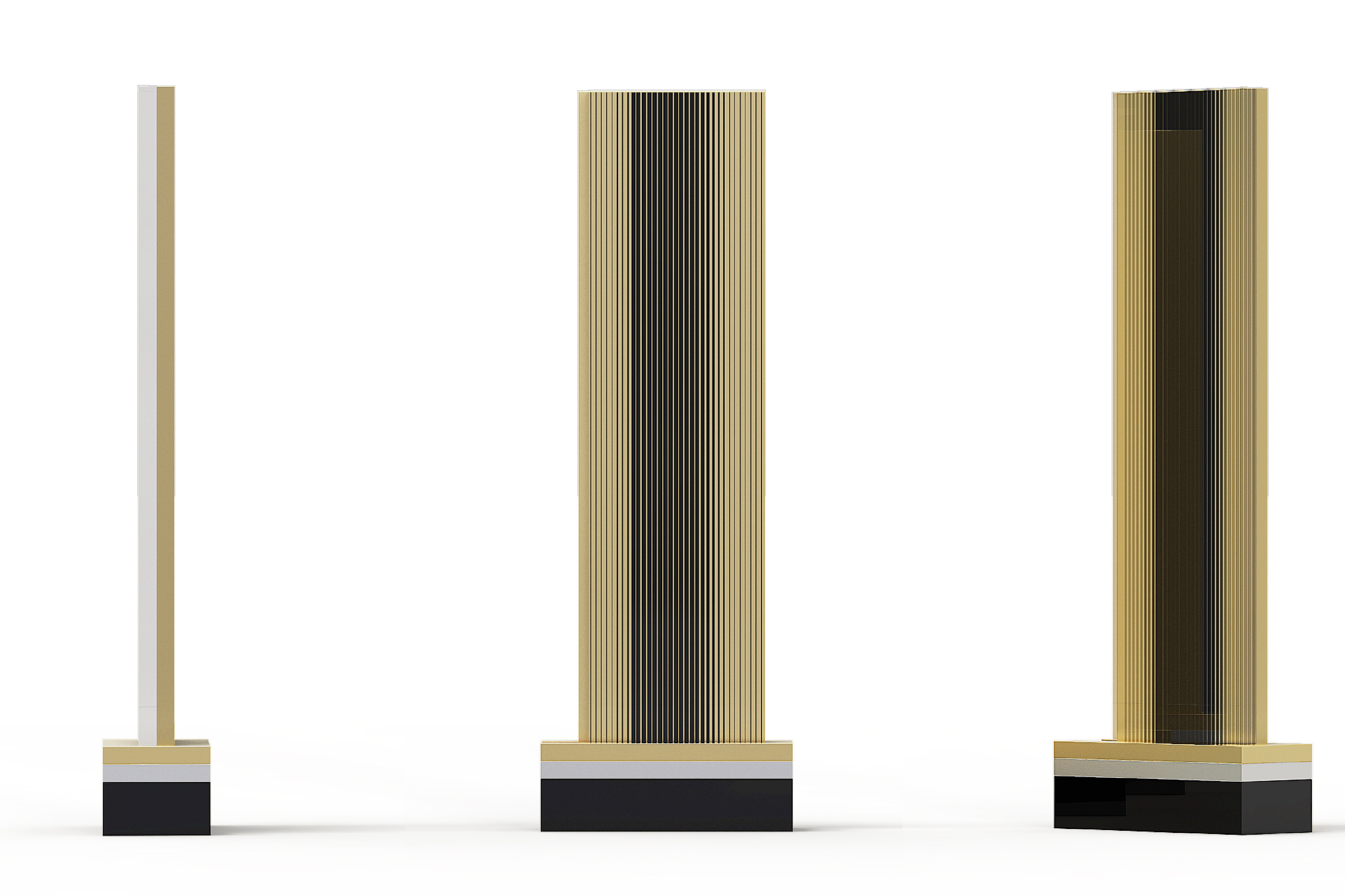 Custom Gold and Black Texture Tower