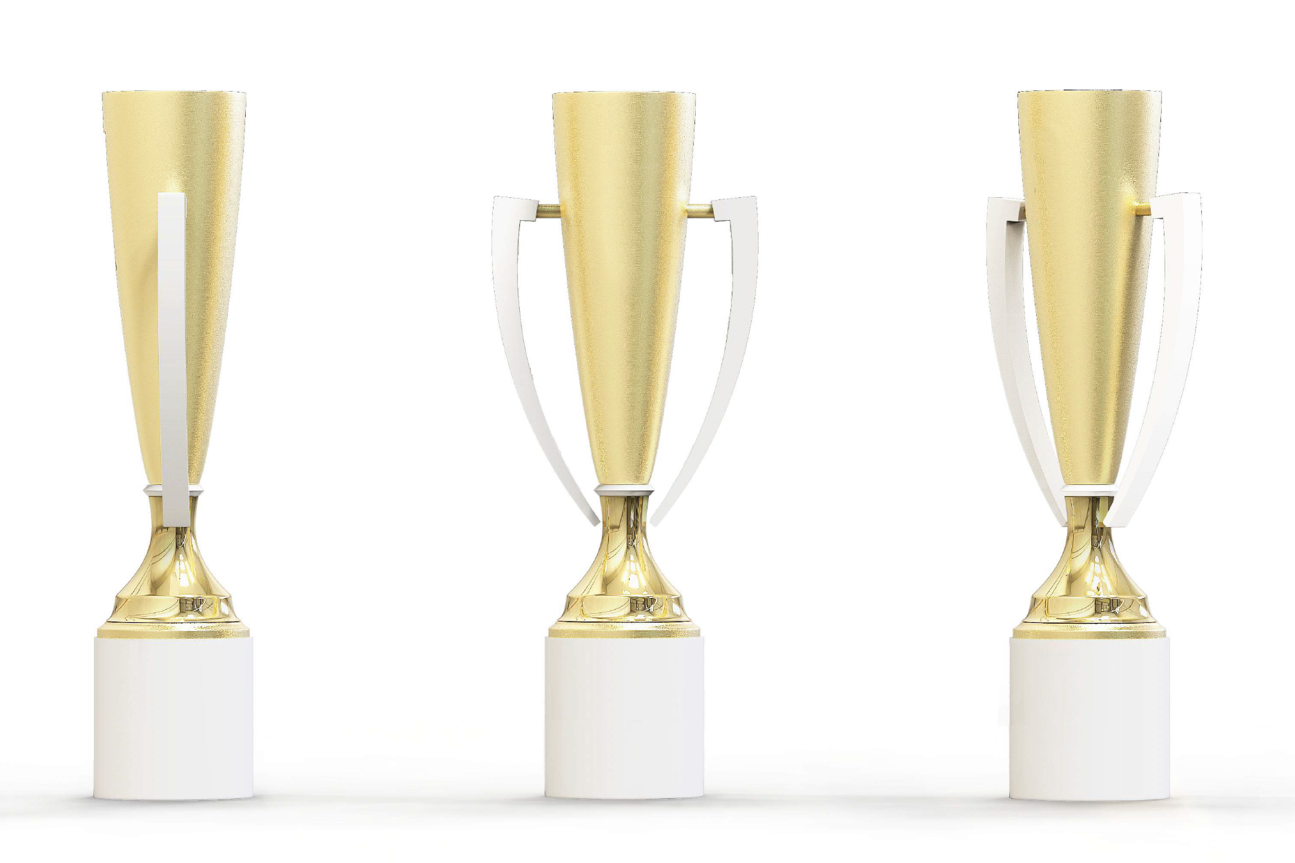 Custom gold trophy cup