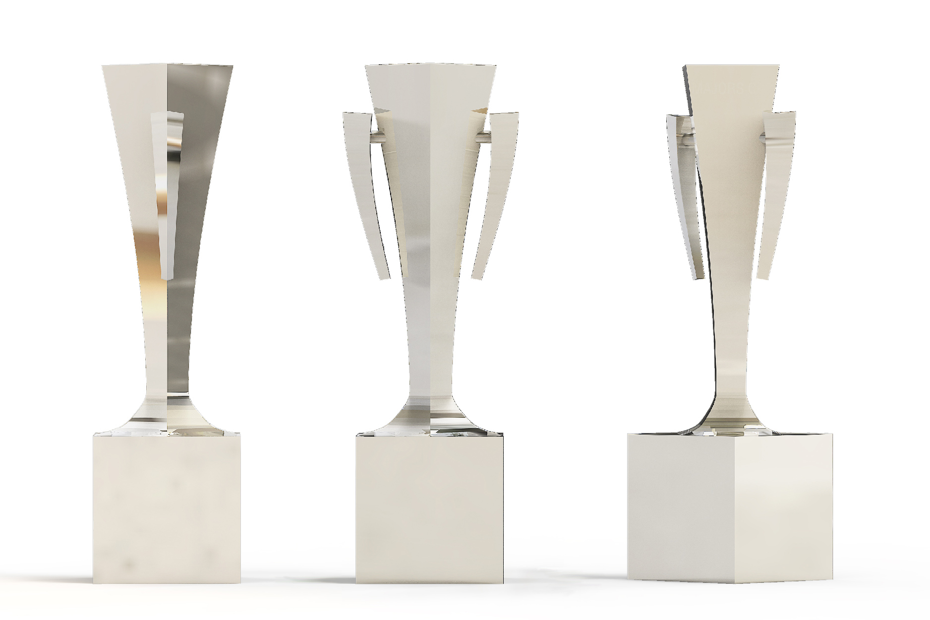 Modern Silver Trophy Cup