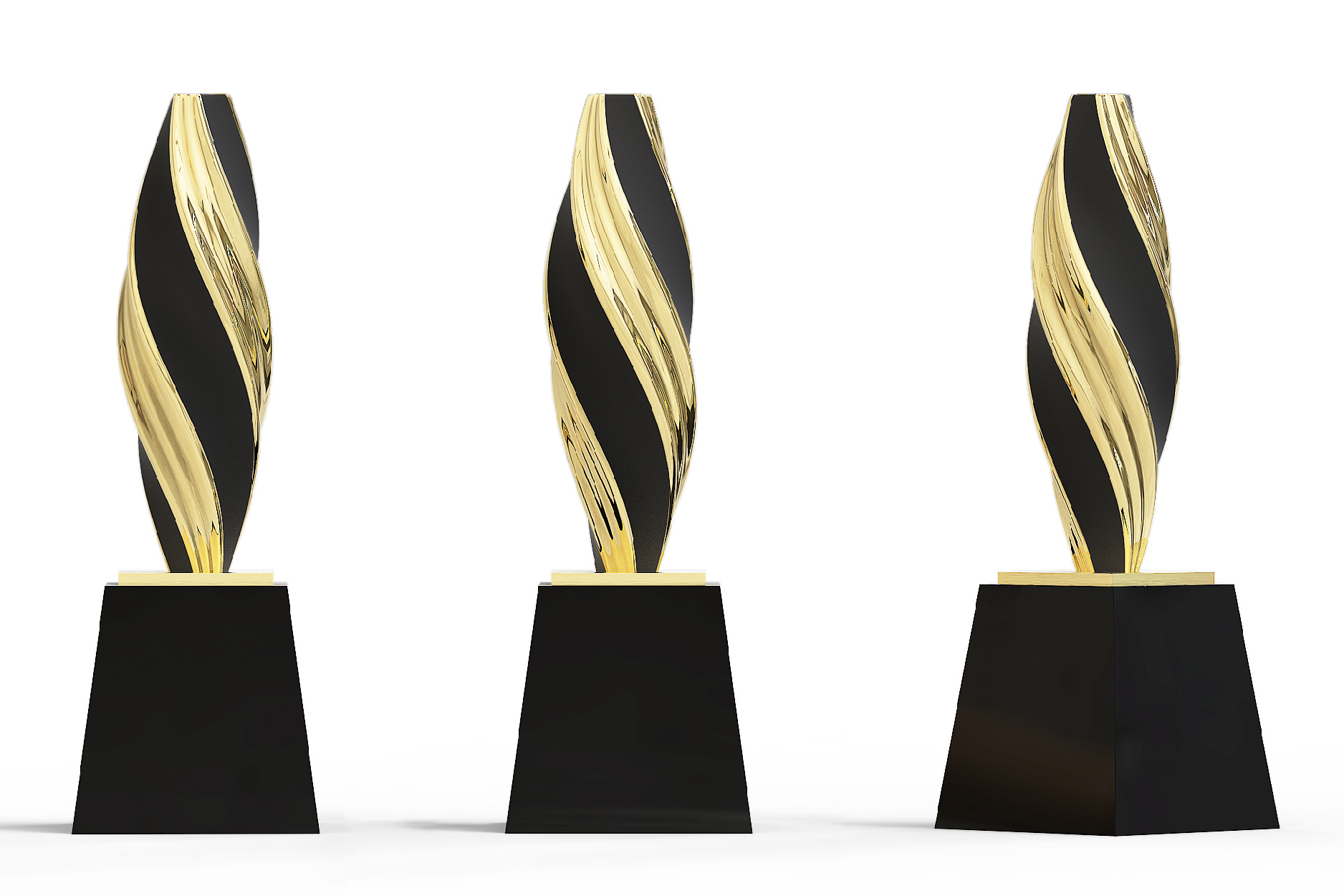 Twisting Flame Tower Trophy