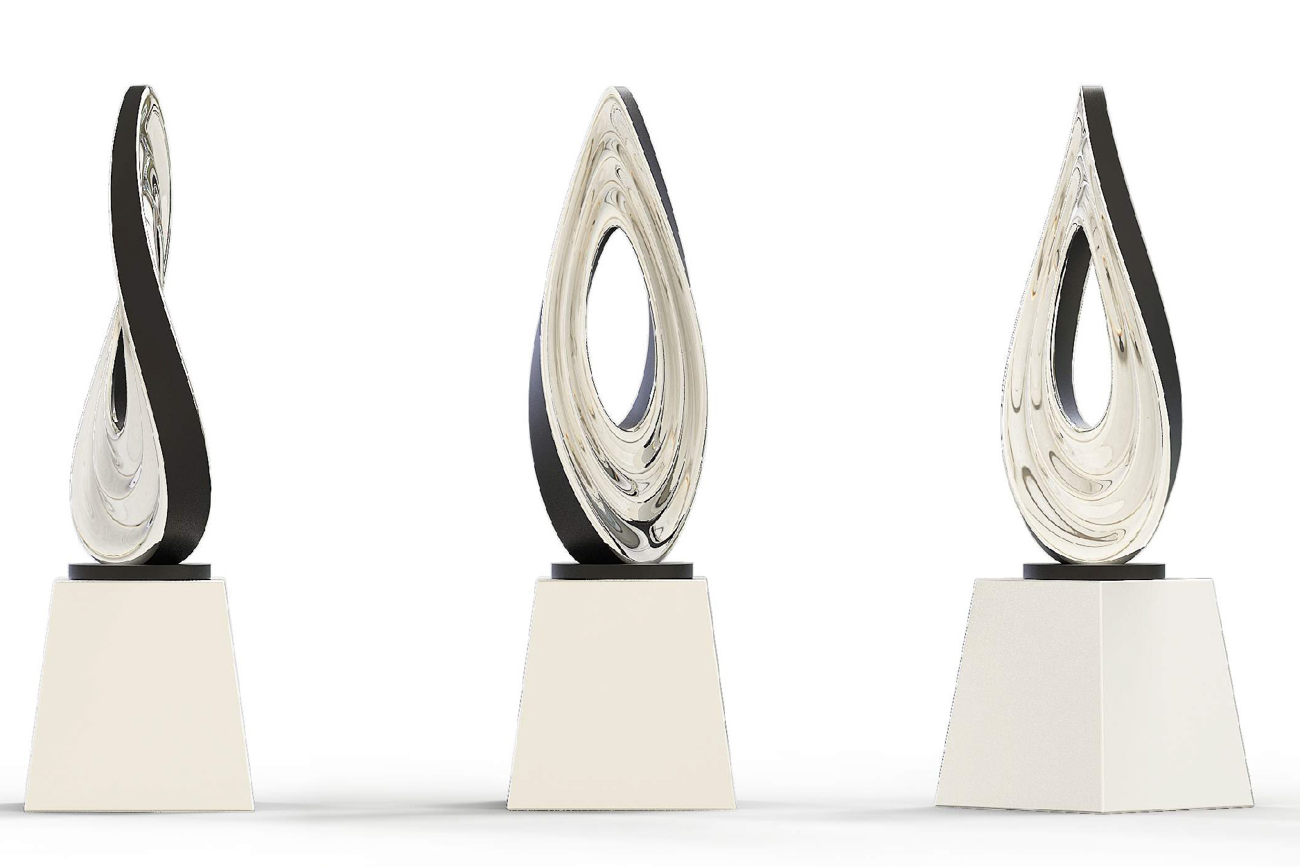 Rippled Texture Custom Metal Award